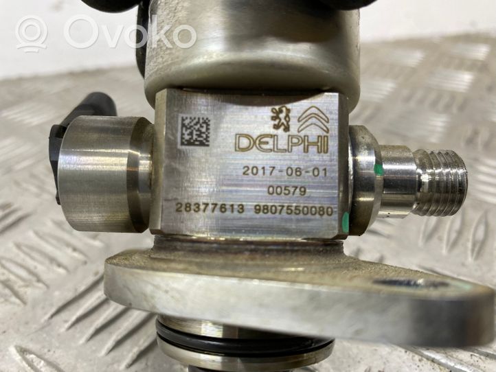 Citroen C3 Pompe d'injection de carburant à haute pression 9807550080