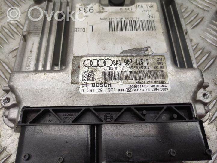 Audi A4 S4 B8 8K Engine ECU kit and lock set 8K0905852D