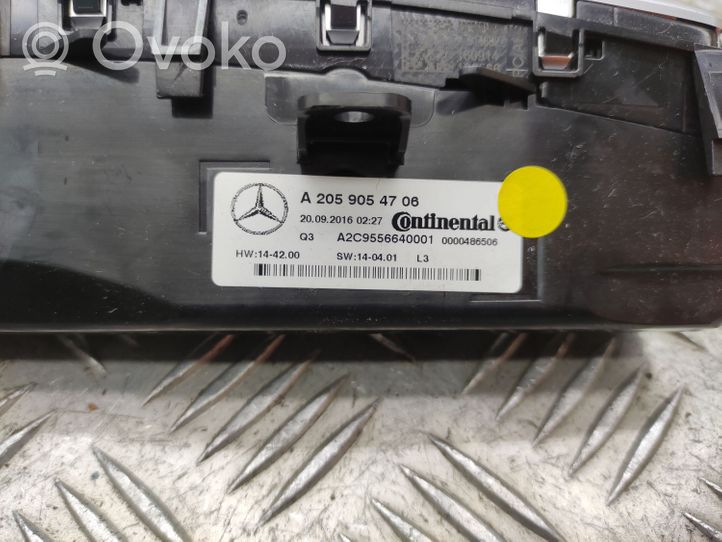 Mercedes-Benz GLC X253 C253 Centralina del climatizzatore A2059054706