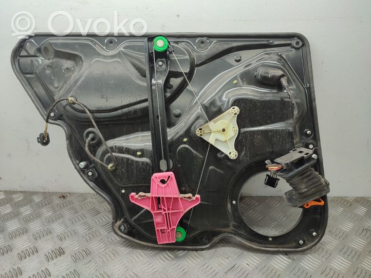 Volkswagen PASSAT B7 Rear window lifting mechanism without motor 