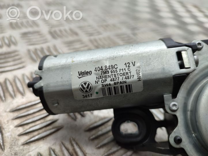 Volkswagen Sharan Rear window wiper motor 7M3955711C