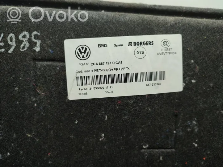 Volkswagen T-Roc Tavaratilan/takakontin alempi sivuverhoilu 2GA867427D