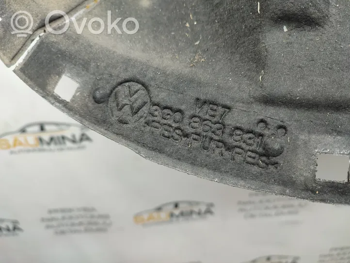 Volkswagen PASSAT B8 Izolacja termiczna / wygłuszenie pokrywy / maski silnika 3G0863831