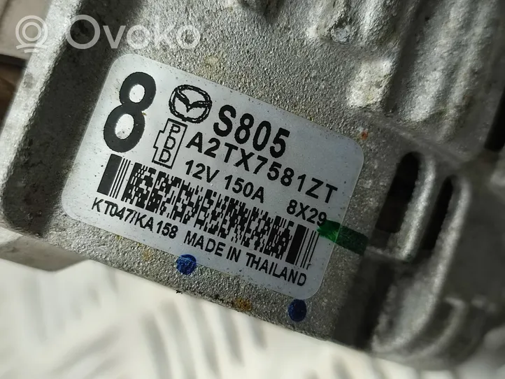 Mazda 3 Generaattori/laturi A2TX7581ZT