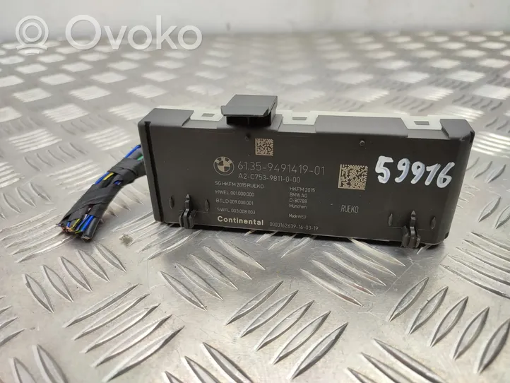 BMW 2 F45 Sterownik / Moduł elektrycznej klapy tylnej / bagażnika 9491419