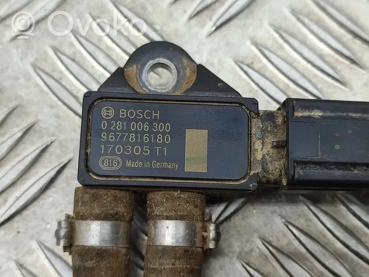 Citroen C4 Cactus Exhaust gas pressure sensor 9677816180