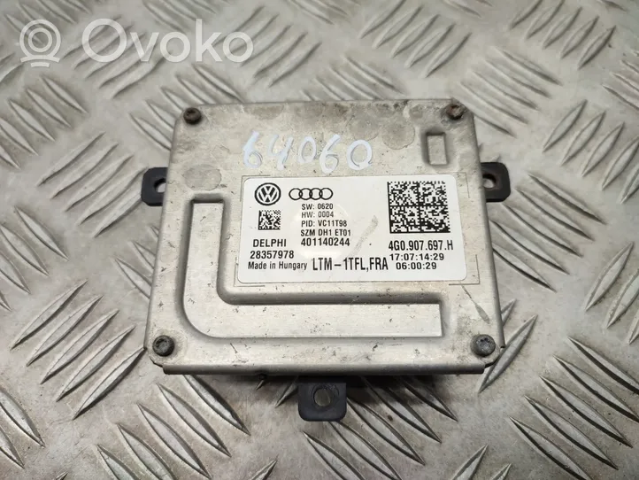 Volkswagen PASSAT B8 Ajovalojen virranrajoitinmoduuli Xenon 4G0907697H