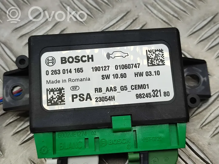 Opel Grandland X Parking PDC control unit/module 9824532180