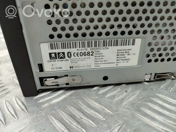 Citroen C5 Radio / CD/DVD atskaņotājs / navigācija 96779298ZD