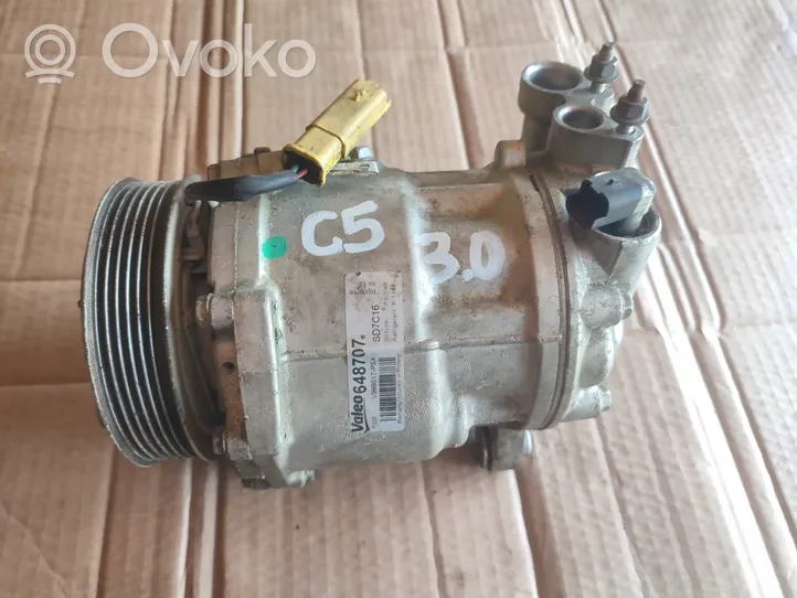 Citroen C5 Kompresor / Sprężarka klimatyzacji A/C 