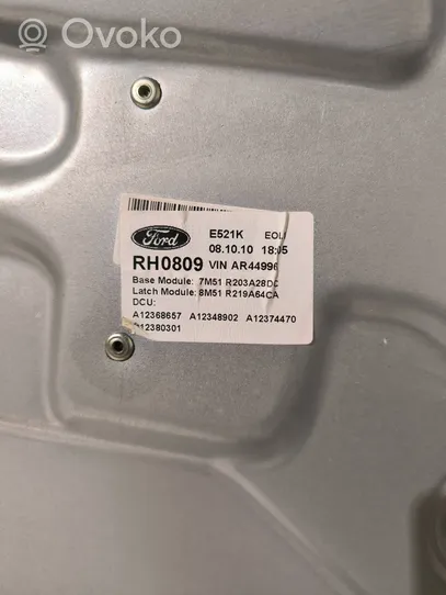 Ford Kuga I Mécanisme de lève-vitre avant sans moteur 7M51R045H16A