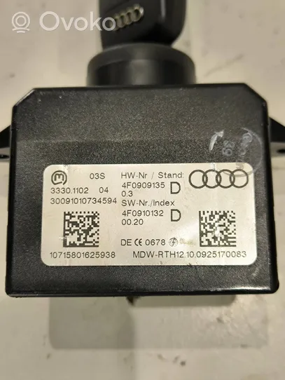 Audi A6 S6 C6 4F Kit centralina motore ECU e serratura 4F0909135