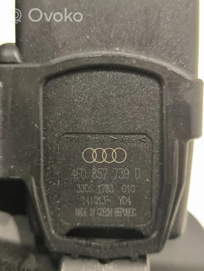 Audi A6 S6 C6 4F Boucle de ceinture de sécurité arrière centrale 4F0857739D