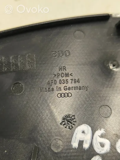 Audi A6 S6 C6 4F Takaoven kaiuttimen kehys 4F0035794