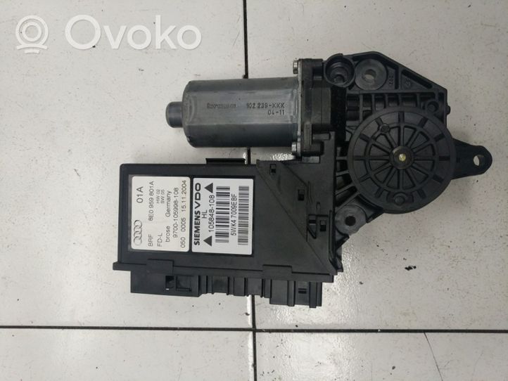 Audi A4 S4 B7 8E 8H Galinis varikliukas langų pakėlėjo 8E0959801A