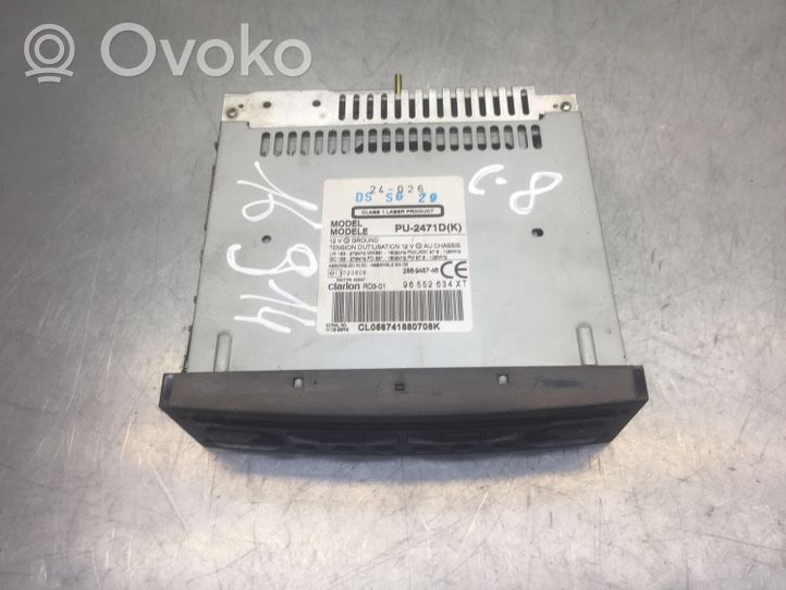 Citroen C8 Unité principale radio / CD / DVD / GPS 96552634XT