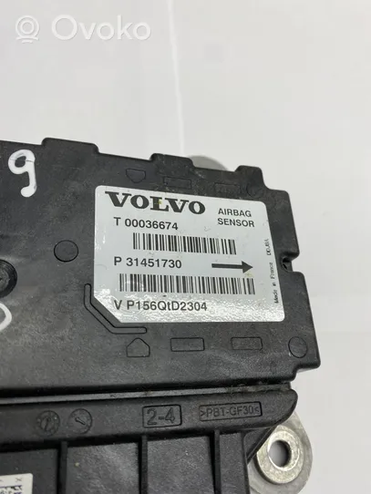 Volvo XC90 Sterownik / Moduł Airbag 31451730