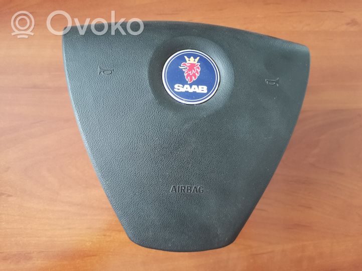 Saab 9-3 Ver2 Poduszka powietrzna Airbag kierownicy 600306800E