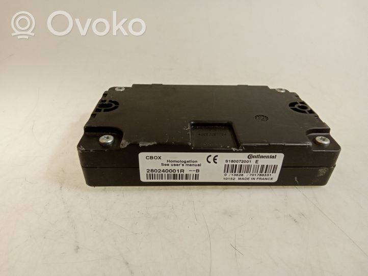 Renault Clio IV GPS-navigaation ohjainlaite/moduuli 280240001R