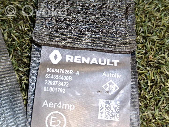 Renault Master III Front seatbelt 868847626R