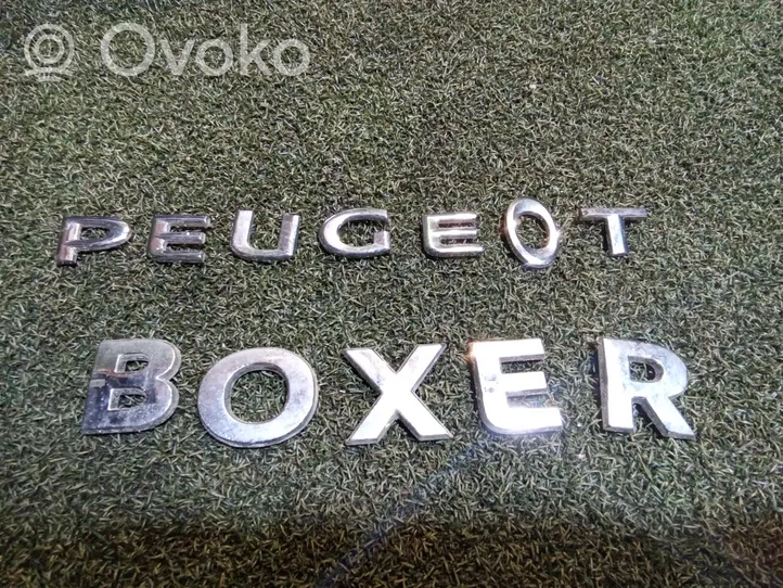 Peugeot Boxer Litery na drzwi tylne samochodów dostawczych 1374670080