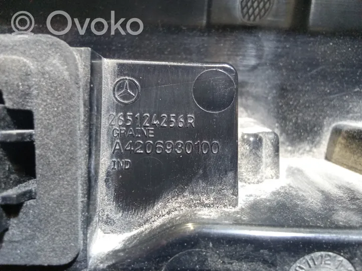 Mercedes-Benz Citan II Lampa oświetlenia tylnej tablicy rejestracyjnej 265124256R