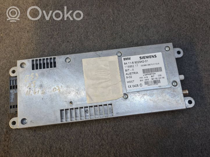 BMW X5 E53 Sterownik / Moduł sterujący telefonem 6922942