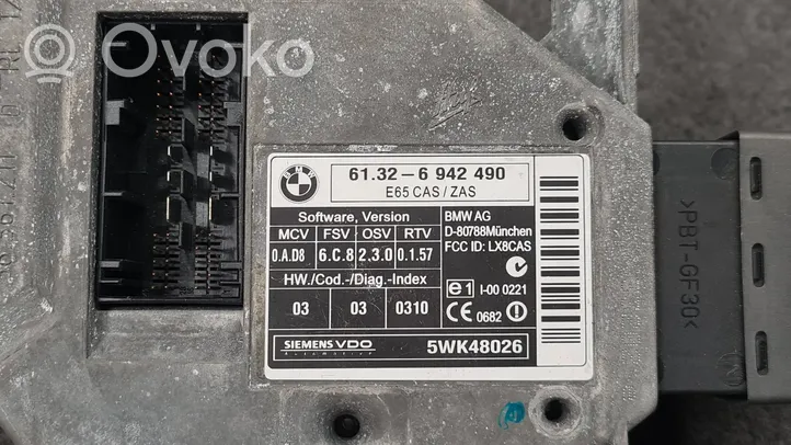 BMW 7 E65 E66 Komputer / Sterownik ECU i komplet kluczy 7793518