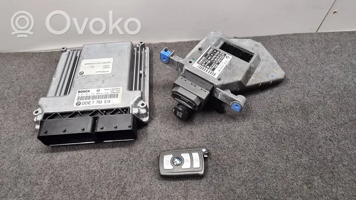 BMW 7 E65 E66 Komputer / Sterownik ECU i komplet kluczy 7793518