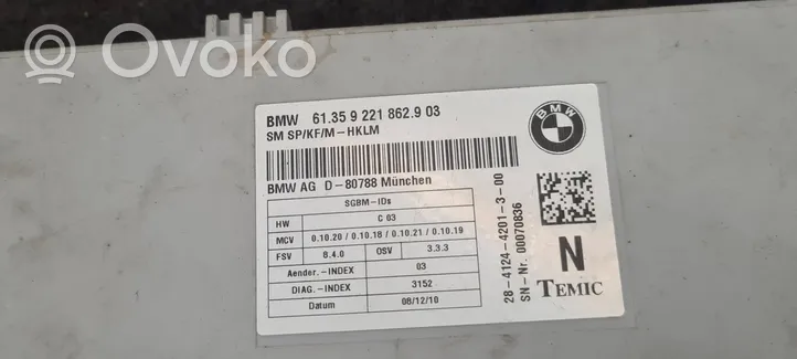 BMW X5 E70 Modulo di controllo sedile 9221862