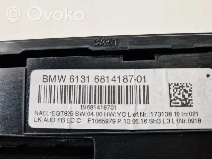 BMW 1 F20 F21 Climate control unit 6814187