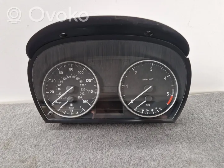 BMW 3 E90 E91 Speedometer (instrument cluster) 9187345