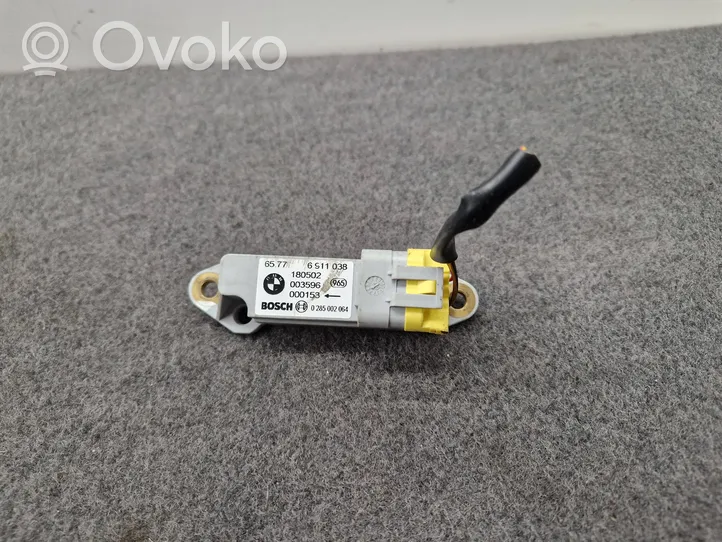 BMW 3 E46 Airbagsensor Crashsensor Drucksensor 6911038