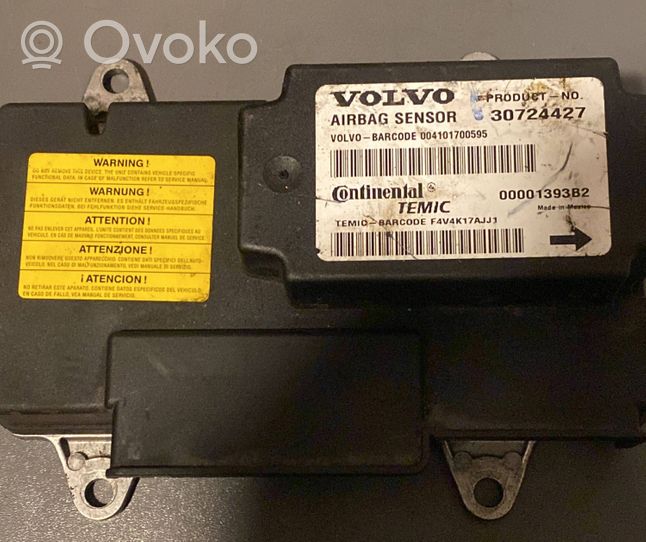 Volvo S40 Module de contrôle airbag 30724427