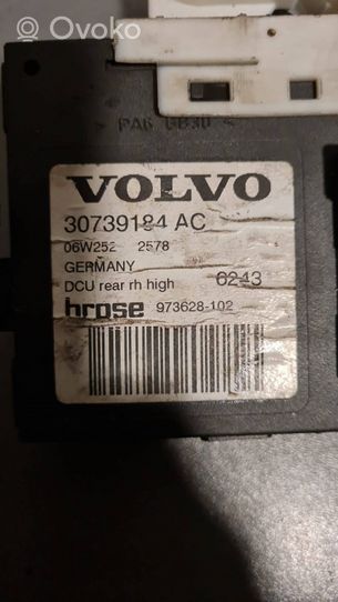 Volvo V50 Silniczek podnoszenia szyby drzwi tylnych 30739184AC