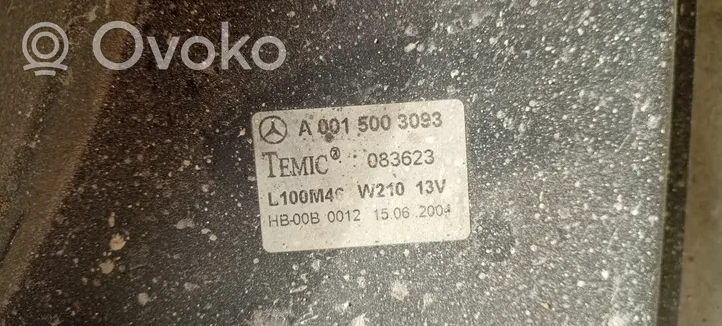 Mercedes-Benz E W212 Elektrinis radiatorių ventiliatorius A0015003093