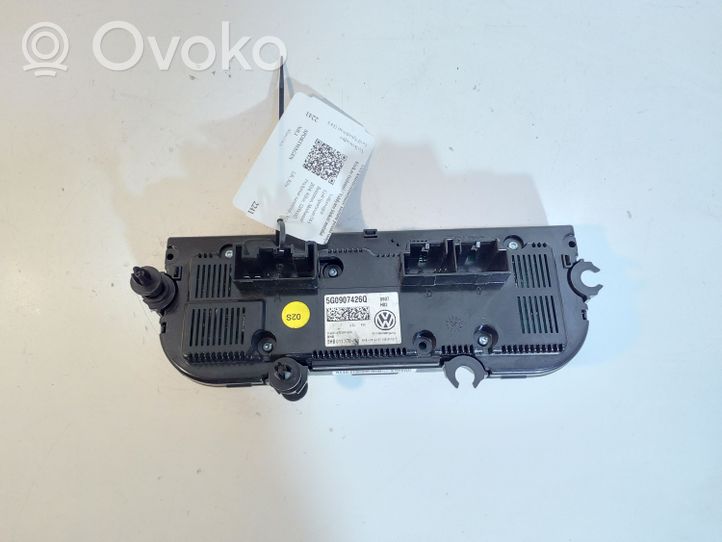 Volkswagen Golf Sportsvan Panel klimatyzacji 5G0907426Q