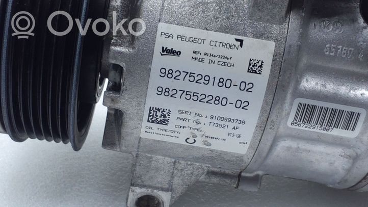 Peugeot 5008 II Kompresor / Sprężarka klimatyzacji A/C 9827529180