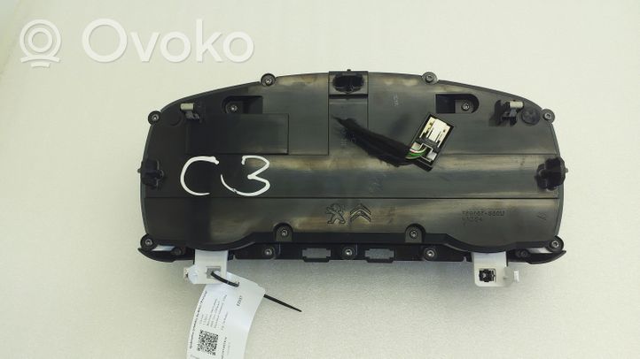 Citroen C3 Compteur de vitesse tableau de bord 9813361780