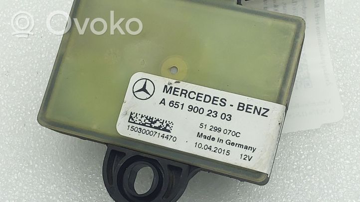 Mercedes-Benz A W176 Hehkutulpan esikuumennuksen rele A6519002303