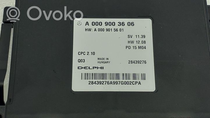 Mercedes-Benz A W176 Pavarų dėžės valdymo blokas A0009003606