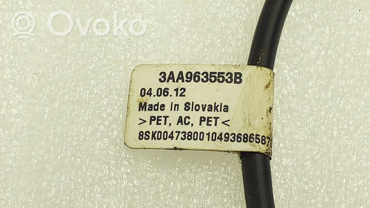 Volkswagen PASSAT B7 Sėdynės slėgio daviklis 3AA963553B