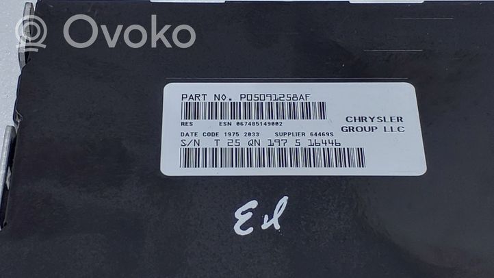 Dodge Grand Caravan Radio/CD/DVD/GPS-pääyksikkö P05091258AF