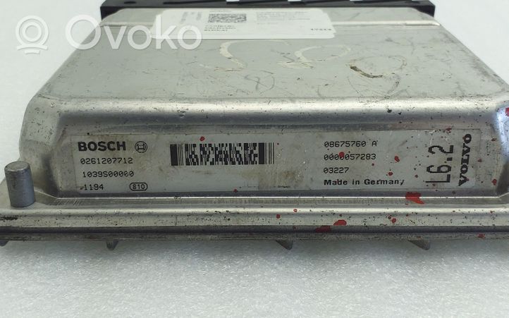 Volvo S80 Calculateur moteur ECU 0261207712