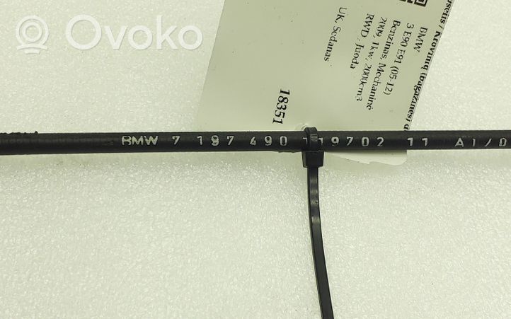 BMW 3 E90 E91 Loading door cable line 7197490