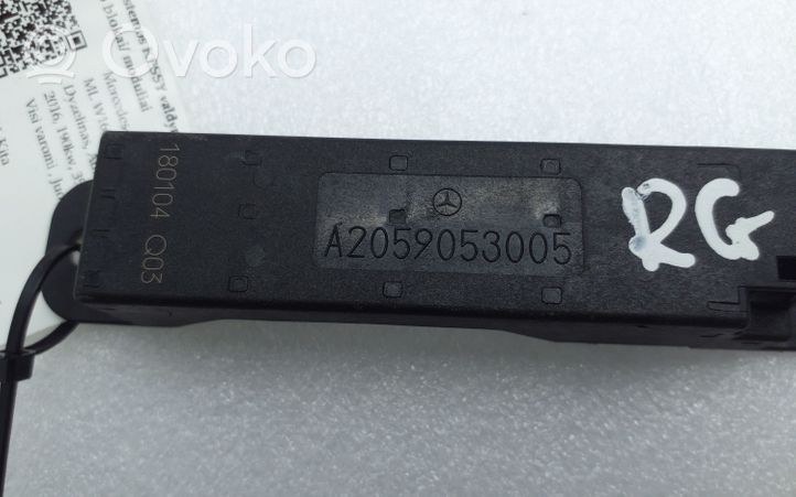 Mercedes-Benz ML W166 Keyless (KESSY) go control unit/module A2059053005