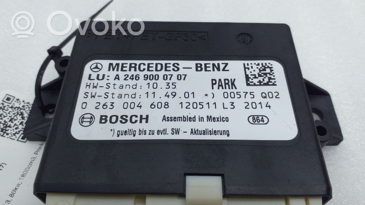 Mercedes-Benz B W246 W242 Pysäköintitutkan (PCD) ohjainlaite/moduuli A2469000707