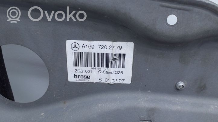 Mercedes-Benz B W245 Mechanizm podnoszenia szyby przedniej bez silnika A1697202779