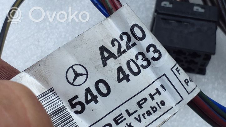 Mercedes-Benz CL C215 Wiązka przewodów silnika A2205404033