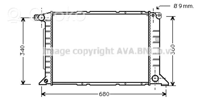 Ford Transit Radiateur de refroidissement 7138208